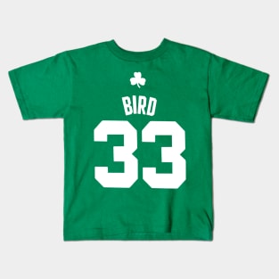 Larry Bird // Vintage Number Basketball Kids T-Shirt